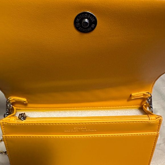 Badgley Mischka crossbody in yellow. NWT - Picture 4 of 5